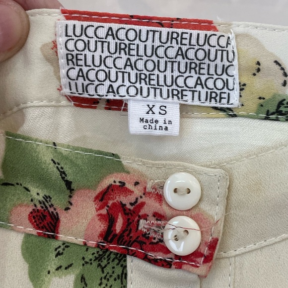 Floral maxi skirt button front - Picture 5 of 5